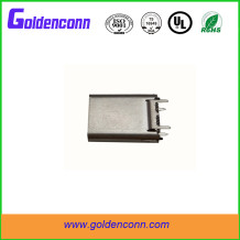 USB type c connector 3.1 female type DIP with 180 degrees vertical angle