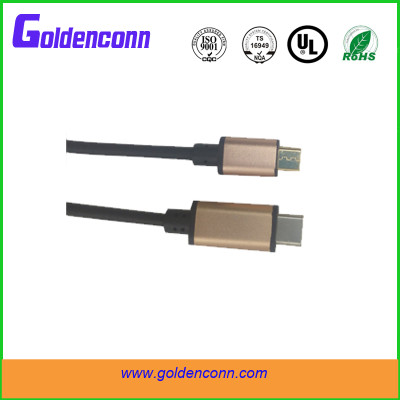 TPE USB C Type male to micro usb b type male for charge cellphone