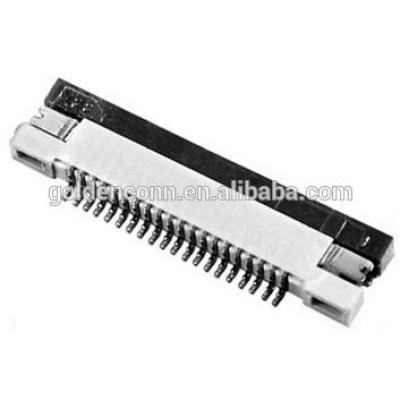 1.0mm pitch wire to board ffc/fpc connector smt type 2.0mm height horizontal insert