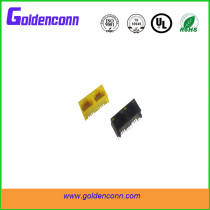 rj45 unshield female receptale jack connector 8P8C for PCB 1*2 dual ports Connectors with right angle type