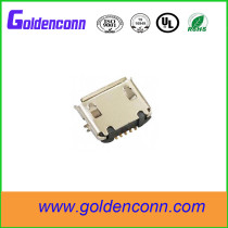 MICRO USB type B connector female type with SMT