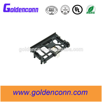 1.5mm height smart card connector slot with 6P DIP type for STB
