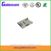 sim card connector holder with 6P SMT type push push 1.8mm height