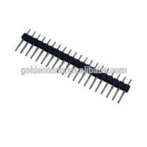 Nylon PA66 2.54mm pitch wire to board PIN HEADER dip type VERTICAL angle single row