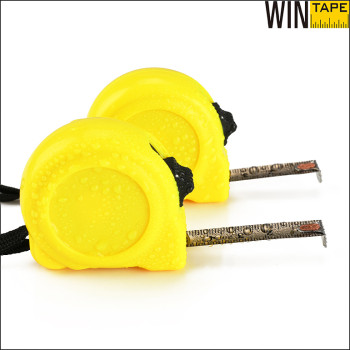 2M yellow stainless steel tape measure customized your Logo