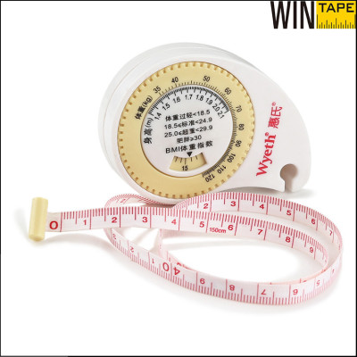 60inch/150cm printable bmi tape measure with your logo