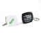 2m mini square steel tape measure with keychain