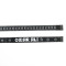 1.5Meter PVC Black Fiberglass Measuring Tape