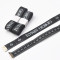 Printed Famous Logo Black Measuring Tapes For Sewing