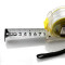 customized your LOGO flexible transparent steel tape measure coated nylon blade