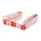 Red Tape Measure PVC Fiberglass Promotional For Measuring Collar Shirt
