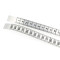 150cm 60inch Length Silver Polyester Self Adhesive Tape Measure  with Sticky Back Workbench Ruler