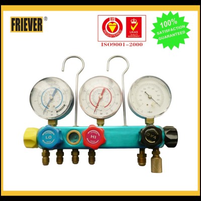 FRIEVER 5 way manifold gauge (manifold set,manifold gauge, refrigerant gauge)
