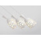 Home Restaurant Hotel Bar Courtyard Exhibition Hall Drop Indoor Light Ceiling Lamp LED Light Bulb Hollow Out White