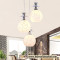Home Dining Room Droplights Exhibition Hall Bar Restaurant Entertainment Pendant Lamps LED Light Bulb Creative Ceiling Lights Luxury Fashion Simple Style