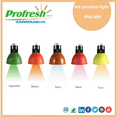 CE&ROHS passed 40W high quality brightest high Ra led pendant
