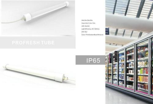 Luz del tubo de 1200m m LED T8 IP65 DC12V / AC85-265V para el congelador, refrigeración