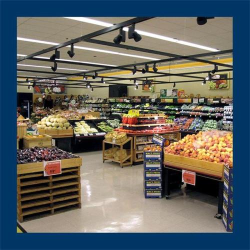 La luz de la pista del microprocesador de la MAZORCA 30W 4000k para las frutas o las verduras exhibe el supermercado de la tienda de la producción del verde