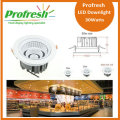 15 Watts COB chip 4 pulgadas Profresh luz de techo para panadería y postres iluminación led downlight