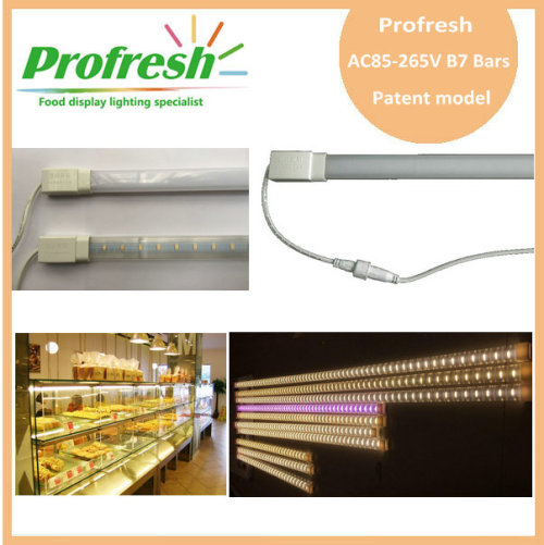 High Voltage AC85-265V ip65 rigid strip light , B7 series bar light for bread and bakery