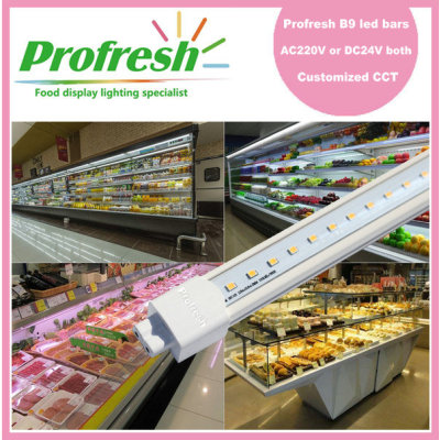 cost effective 1.2M IP64 internal driver interconnected refrigerated cabinet LED bar lights