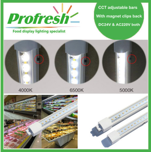 colour temperature adjusted led bar light with AC220V or DC24V