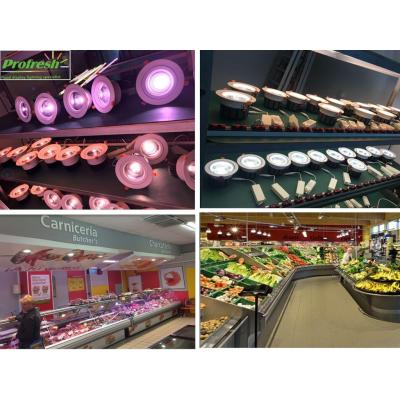 RA90 30-40W led downlight supermarket led lamp recessed downlight for food display application
