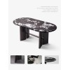 Luxury Natural Marble Dining Tables for Global Distributors - Customizable Wholesale Options Available