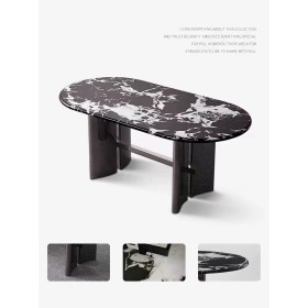 Luxury Natural Marble Dining Tables for Global Distributors - Customizable Wholesale Options Available