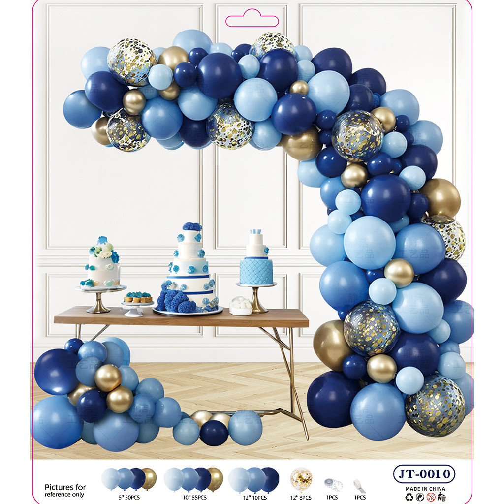 JT-0010 Deep Blue Balloon Arch