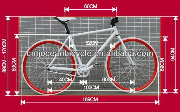 2014 Tianjin Newest Steel DIY Fixed Gear Bicycle OC-700C107S