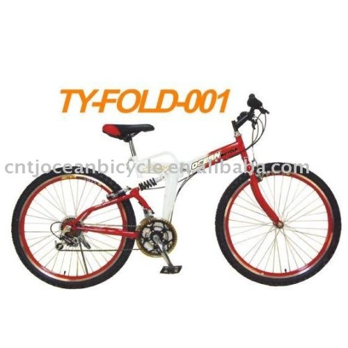 26 INCHES STEEL FRAME FOLDING MOUNTAIN BICYCLE