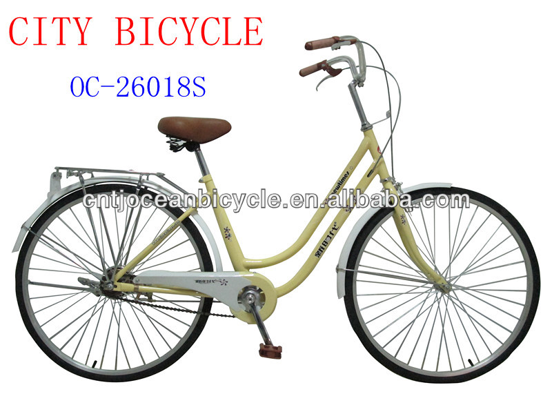 steel frame city bike