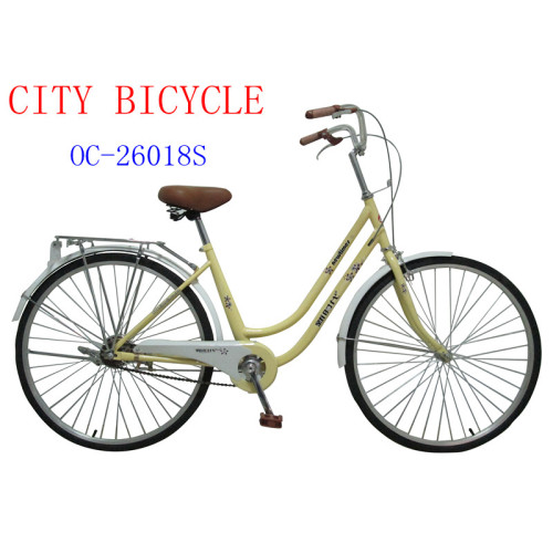 China Tianjin Factory Produce 26 City Ladies Red Bicycles For Sale