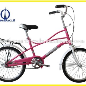 Tianjin Factory 20 inch Inch Pink Ladies City Bicycle