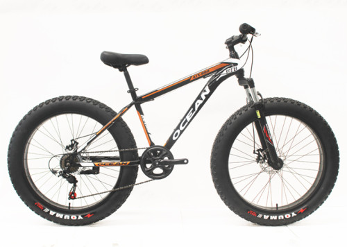 26 INCH  FAT BIKE FRAME STEEL SUSPENSION FORK STEEL MOUNTAIN BIKE MTB BICYCLE