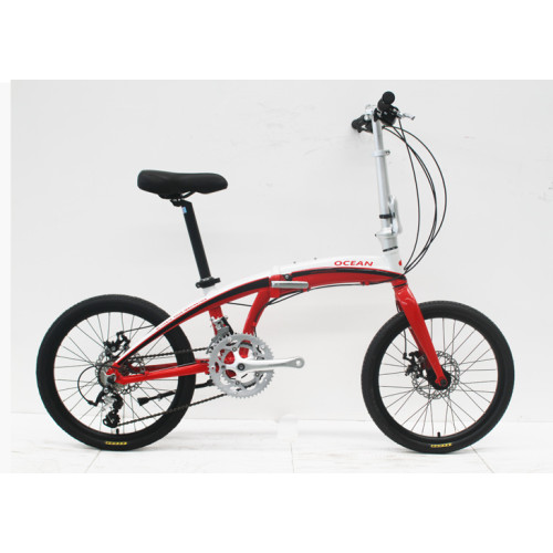 20”ALLOY FOLDING BIKE FRAME ALLOY RIGID FORK FOLDING BIKE OC-17F20018A09