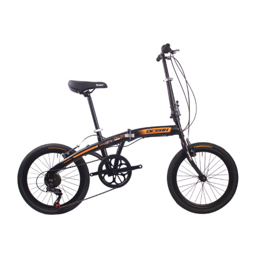 20 inch Steel frame Steel fork SHIMANO 7 speed Double V brake Folding bike bicycle OC-18F2007S60
