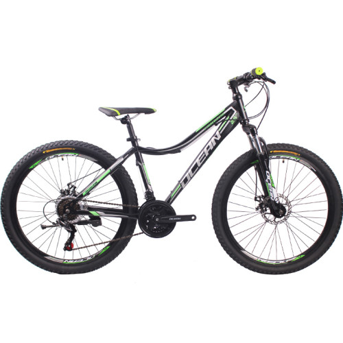 26 inch Hi-ten steel frame steel fork SHIMANO 21 speed disc brake Mountain bike MTB bicycle