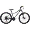 26 inch Hi-ten steel frame steel fork SHIMANO 21 speed disc brake Mountain bike MTB bicycle