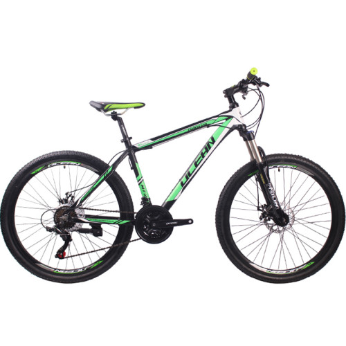26 inch Aluminum alloy Half-alloy lockable fork SHIMANO 21 speed disc brake Mountain bike MTB bicycle
