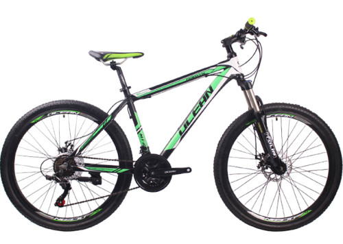 26 inch Aluminum alloy Half-alloy lockable fork SHIMANO 21 speed disc brake Mountain bike MTB bicycle