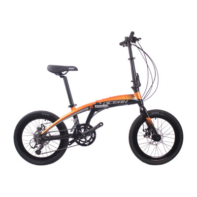 20 inch Alloy frame alloy fork 18 speed Double disc brake Folding bike bicycle OC-18F2018A62