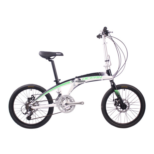 20 inch Alloy frame alloy fork 18 speed Double disc brake Folding bike bicycle OC-18F2018A63