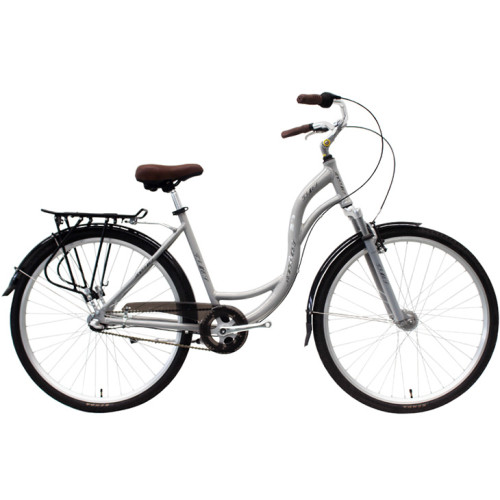 700C Alloy frame and suspension fork bicycle Coaster brake internal 3 speed city bike commuter bicycle