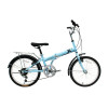 20 inch steel frame and rigid fork folding bike 7 speed V brake folding bicycle OC-17F20007S03