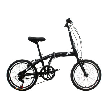 20 inch steel frame and rigid fork folding bike 7 speed V brake folding bicycle OC-17F20007S11