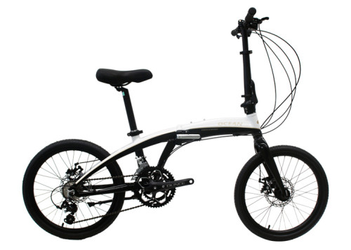20 inch Alloy frame and alloy rigid fork 18 speed double disc brake folding bicycle