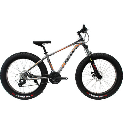 26 inch Alloy frame and hi-ten steel lockable Fat beach bike China 24 speed Disc brake Fat bicycle