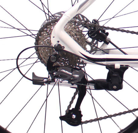 热销新款26英寸27速山地车自行车铝合金车架铝合金可锁死避震前叉液压碟刹山地自行车